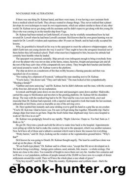 No Charge for Alterations by H.L. Gold