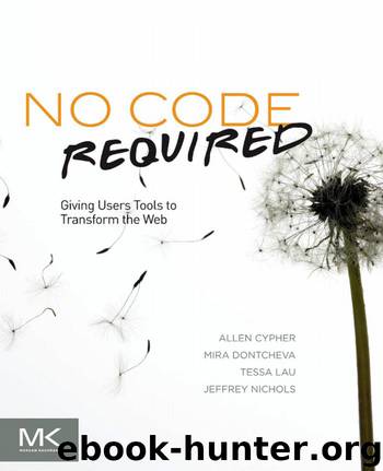 No Code Required by Cypher Allen Lau Tessa Dontcheva Mira Nichols Jeffrey