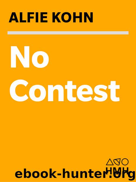 No Contest by Alfie Kohn