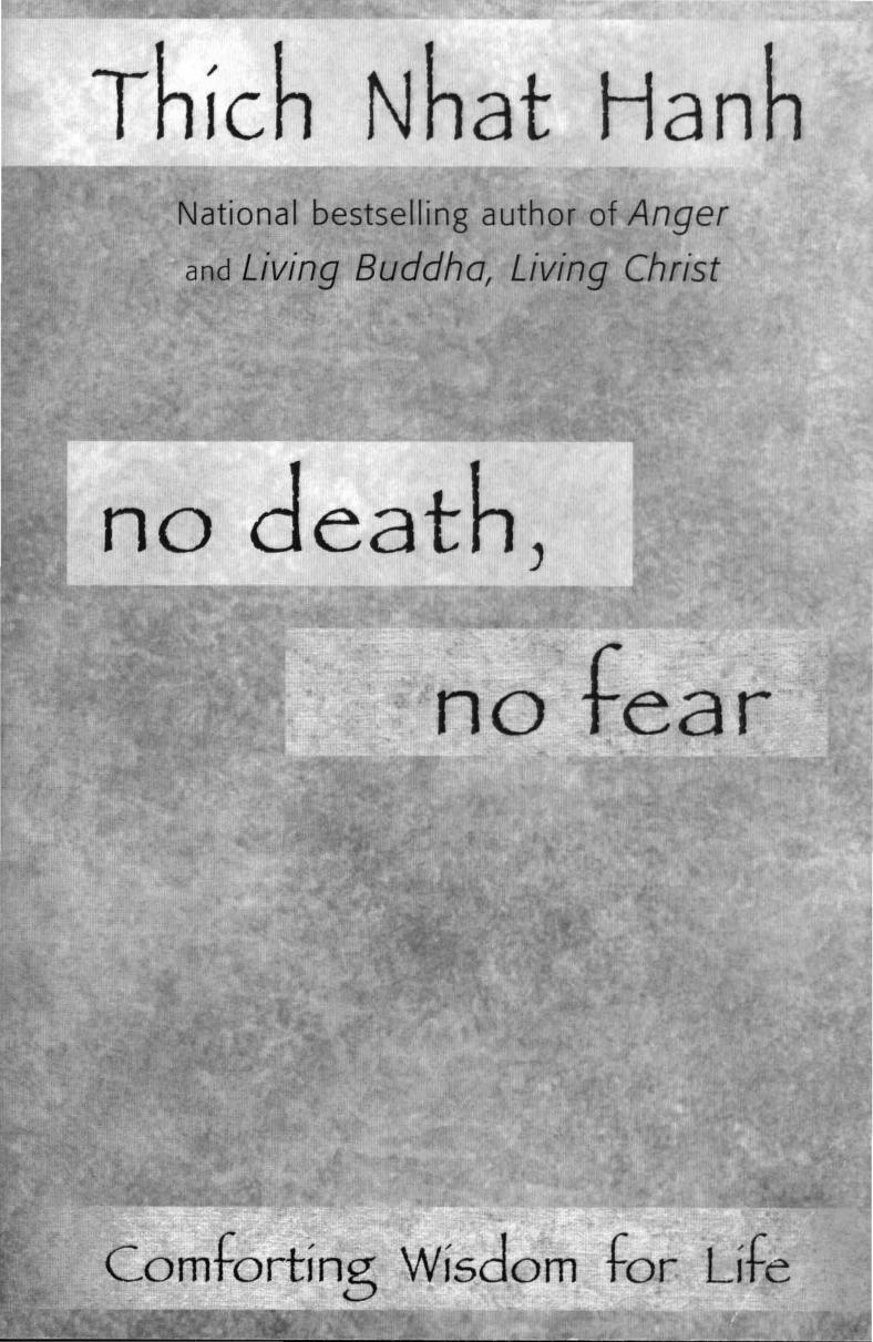 No Death, No Fear by Thich Nhat Hanh