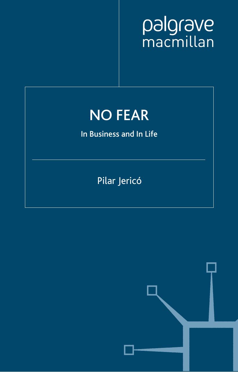 No Fear: In Business and In Life by Pilar Jerico