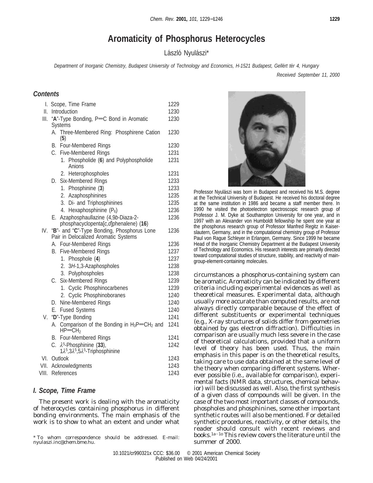 No Job Name by Aromaticity of Phosphorus Heterocycles (2001)(18s)