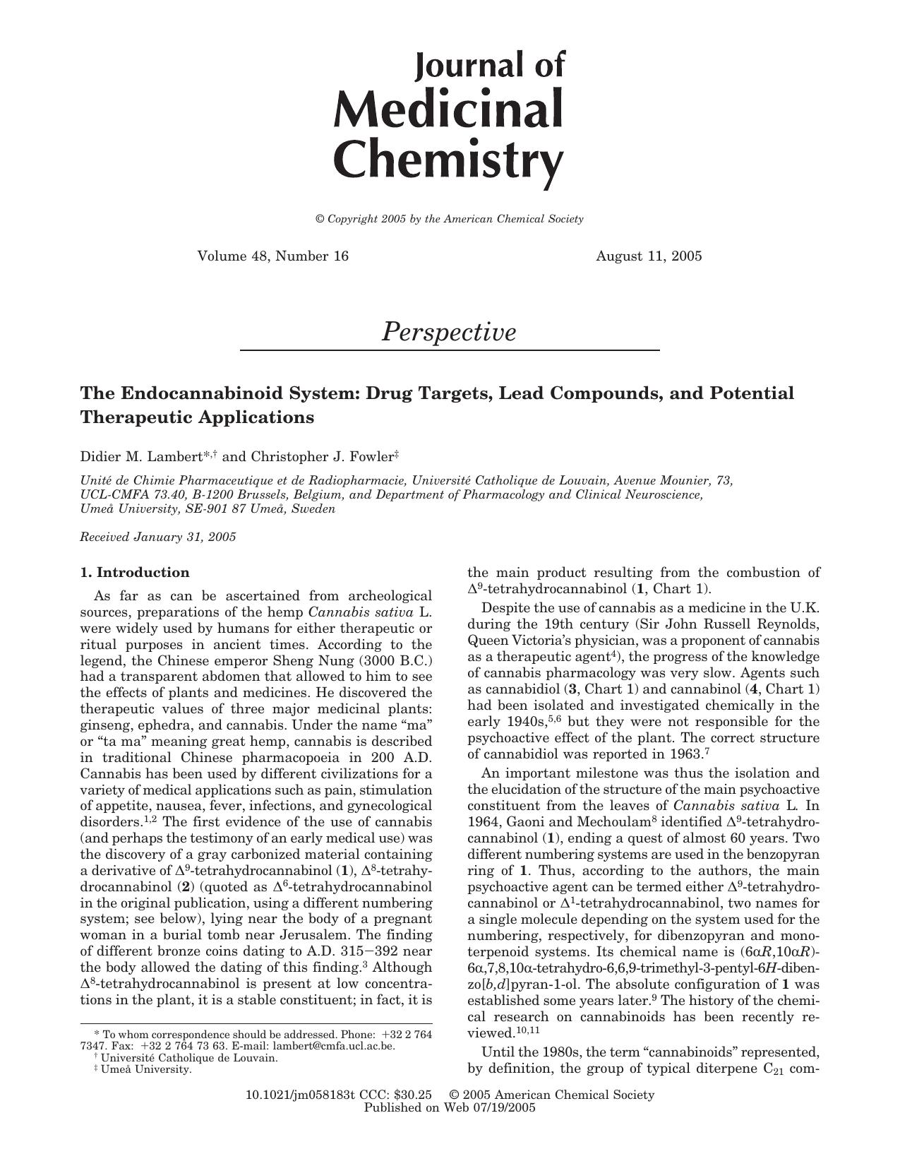 No Job Name by Drug Targets Lead Compounds & Potential Therapeutic Applications