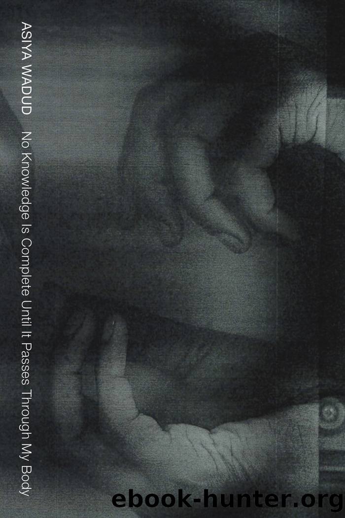 No Knowledge Is Complete Until It Passes Through My Body by Asiya Wadud