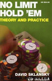 No Limit Hold 'em: Theory and Practice by David Sklansky & Ed Miller