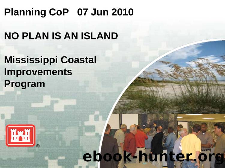 No Plan Is An Island Mississippi Coastal Improvements Program by Unknown