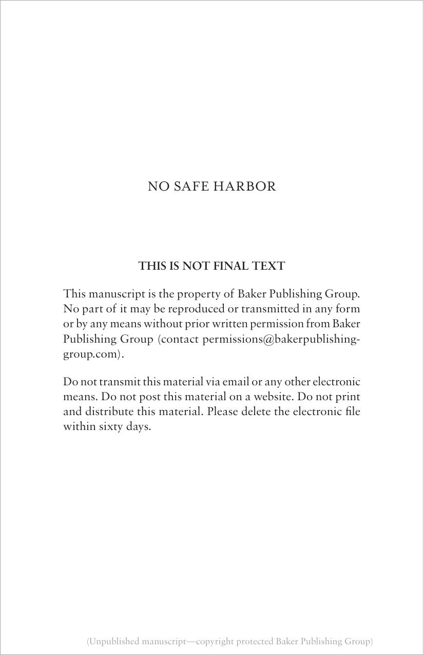 No Safe Harbor by Elizabeth Ludwig