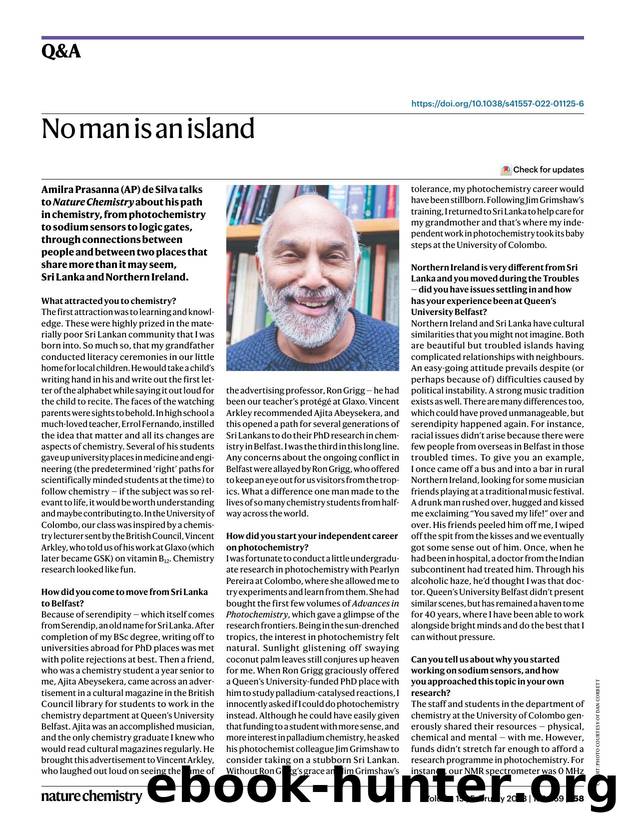 No man is an island by Anne Pichon