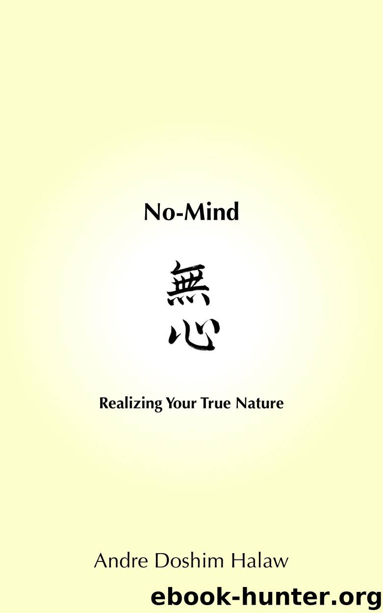 No-Mind: Realizing Your True Nature by Halaw Andre Doshim