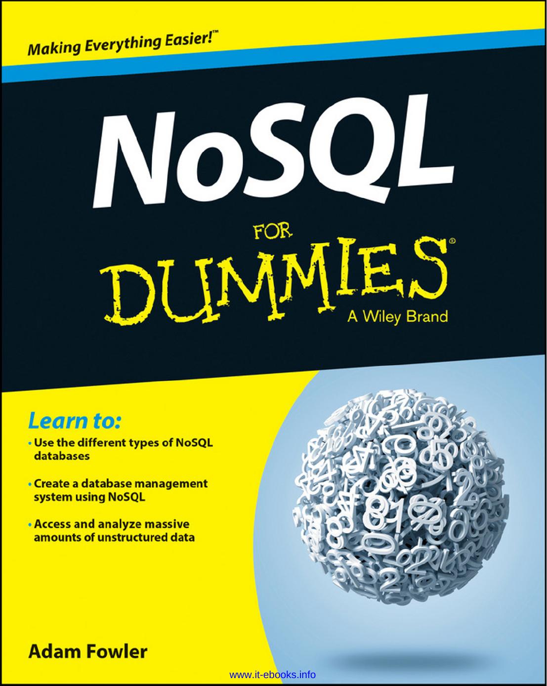 NoSQL For Dummies by Adam Fowler