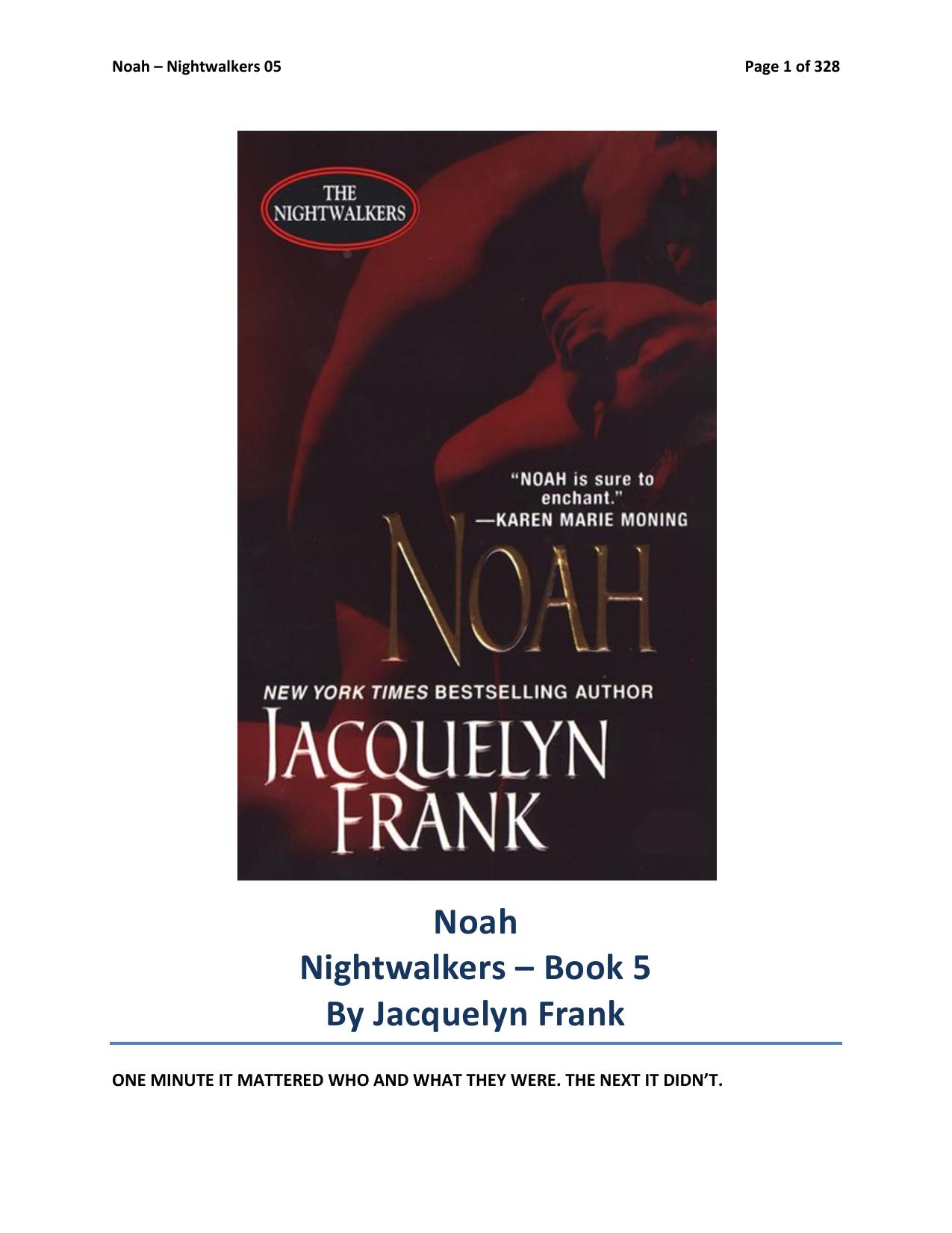 Noah by Jacquelyn Frank