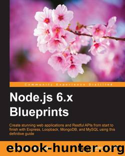 Node.js 6.x Blueprints by 2016
