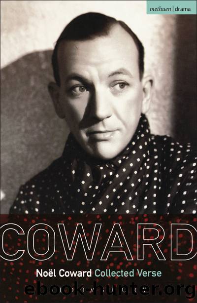 Noel Coward Collected Verse by Coward Noël;Coward Noël;Tickner Martin;