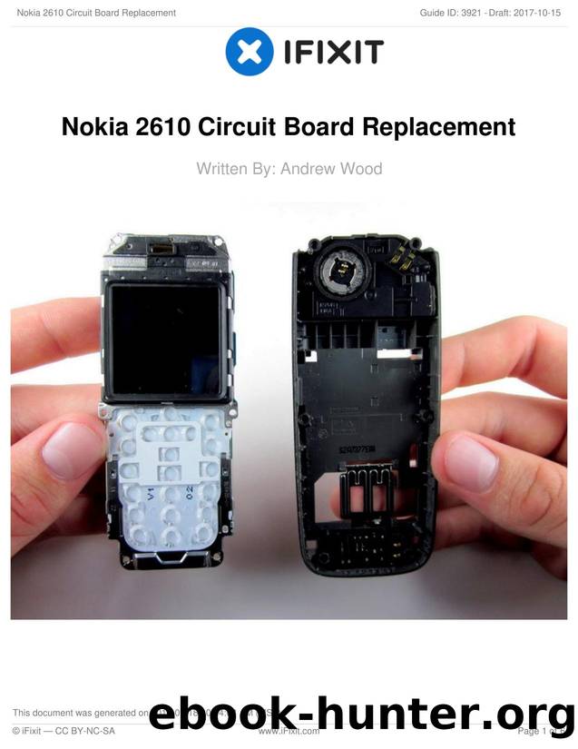 Nokia 2610 Circuit Board Replacement by Unknown