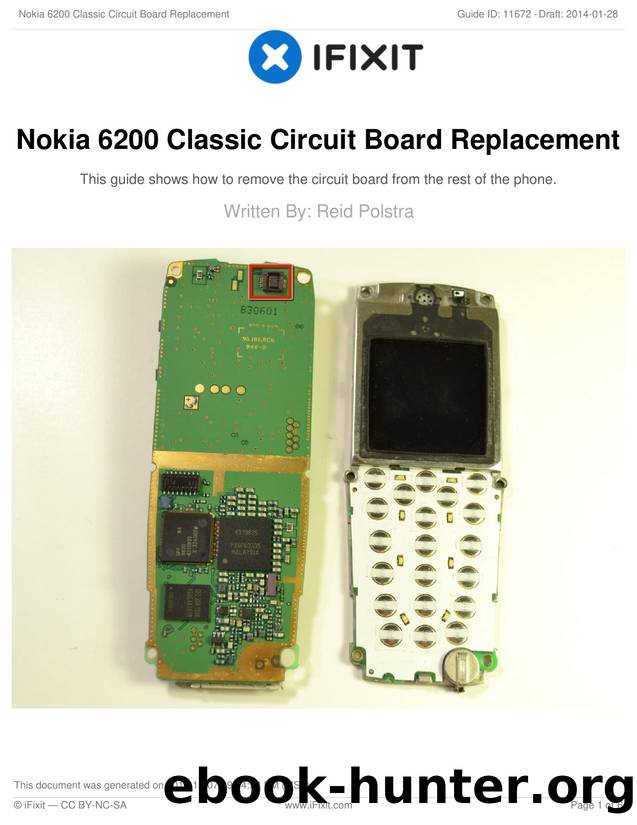Nokia 6200 Classic Circuit Board Replacement by Unknown