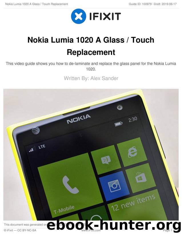 Nokia Lumia 1020 A Glass  Touch Replacement by Unknown