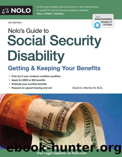 Nolo’s Guide to Social Security Disability by M.D. David A. Morton III