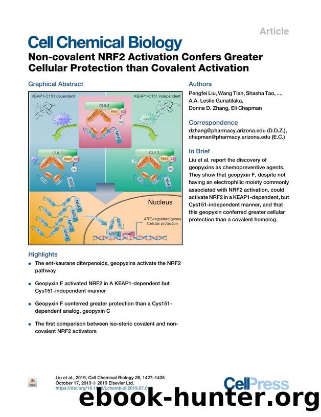 Non-covalent NRF2 Activation Confers Greater Cellular Protection than Covalent Activation by unknow