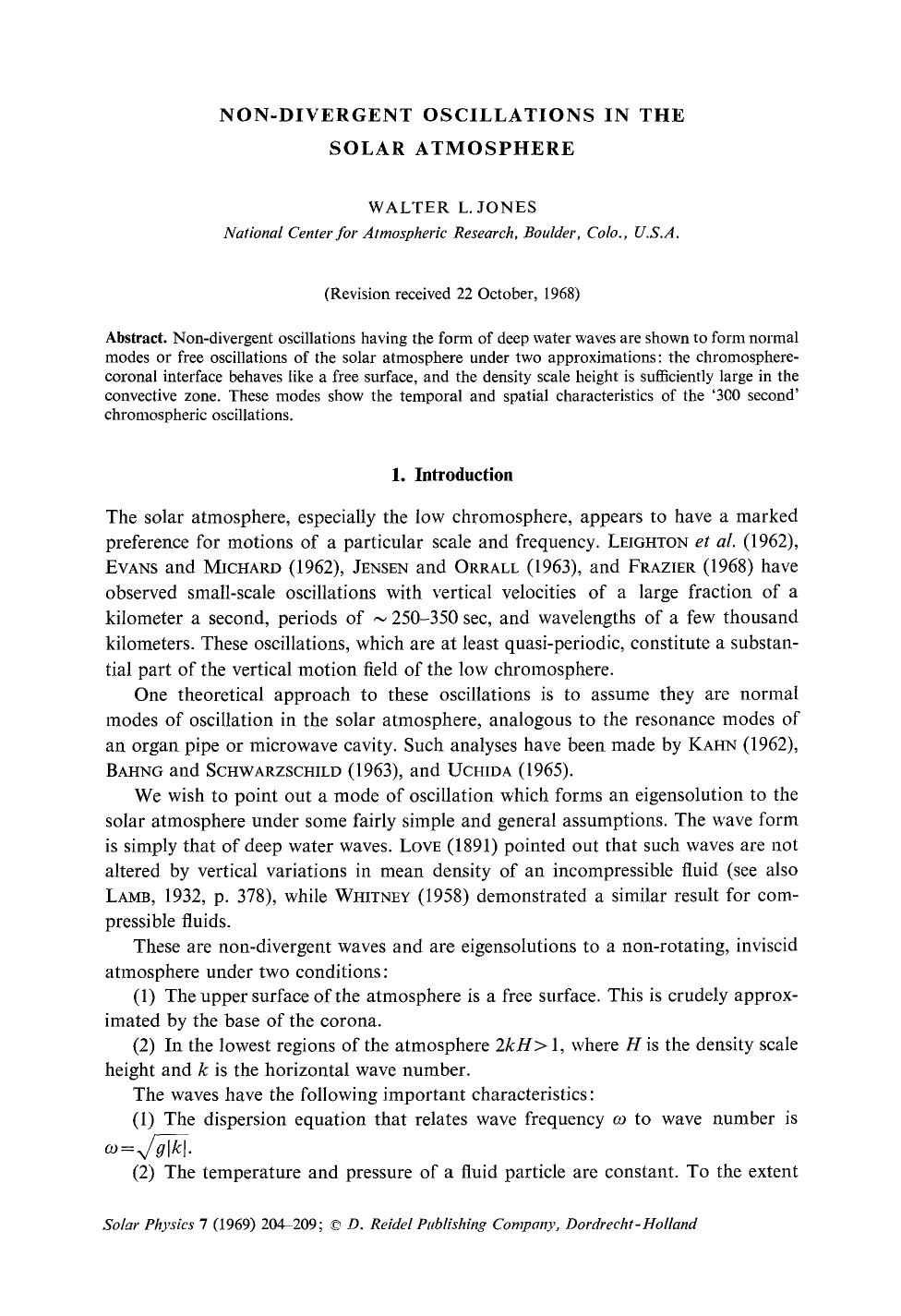 Non-divergent oscillations in the solar atmosphere by Unknown