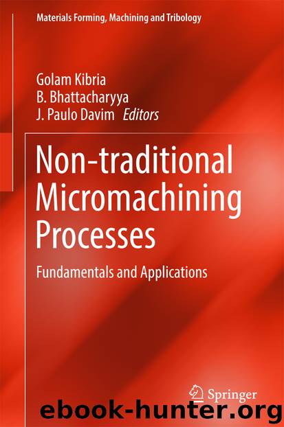 Non-traditional Micromachining Processes by Golam Kibria B. Bhattacharyya & J. Paulo Davim