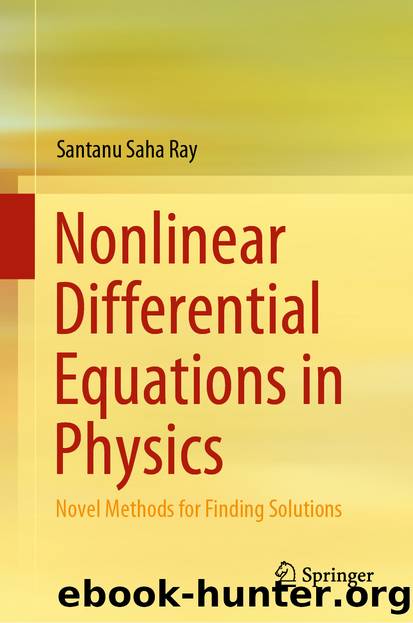 Nonlinear Differential Equations in Physics by Santanu Saha Ray