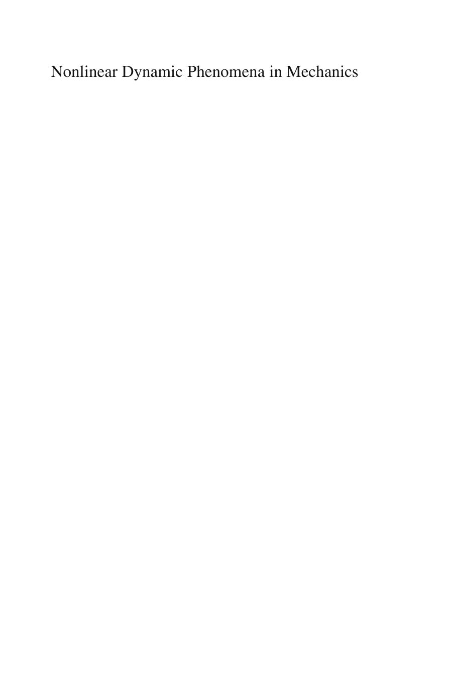 Nonlinear Dynamic Phenomena in Mechanics by unknow