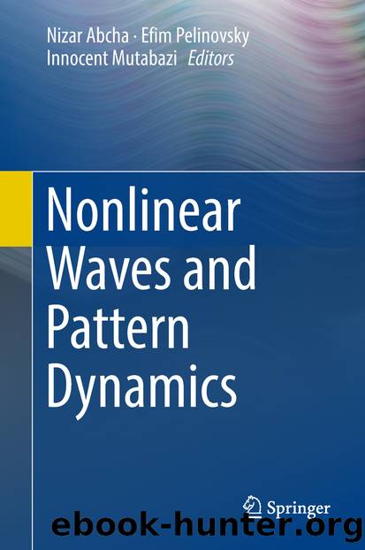 Nonlinear Waves and Pattern Dynamics by Nizar Abcha Efim Pelinovsky & Innocent Mutabazi
