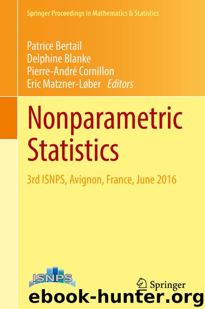 Nonparametric Statistics by Patrice Bertail & Delphine Blanke & Pierre-André Cornillon & Eric Matzner-Løber