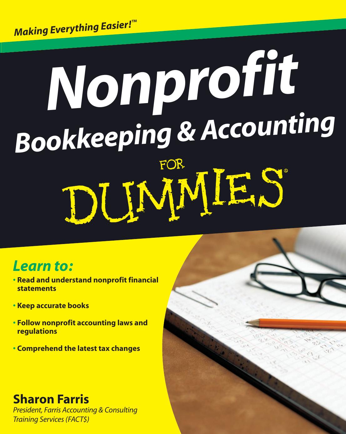 Nonprofit Bookkeeping & Accounting For Dummies by Sharon Farris