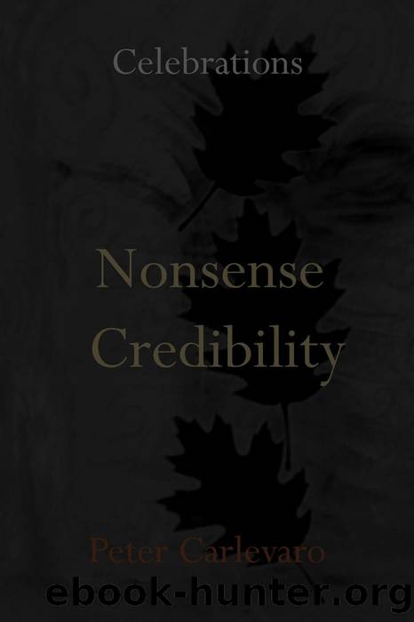 Nonsense Credibility by Peter Carlevaro