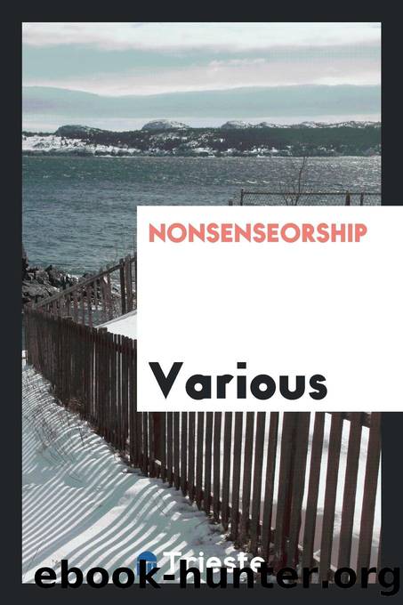 Nonsenseorship by Various