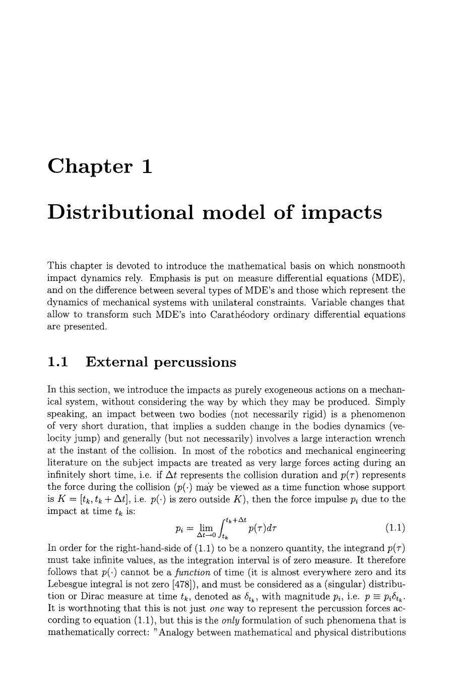 Nonsmooth Impact Mechanics: Models, Dynamics and Control by Dr Bernard Brogliato (auth.)