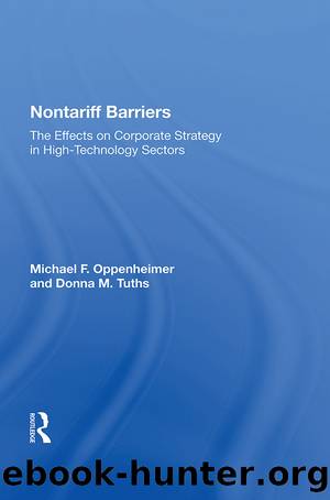 Nontariff Barriers to High-Technology Trade by unknow