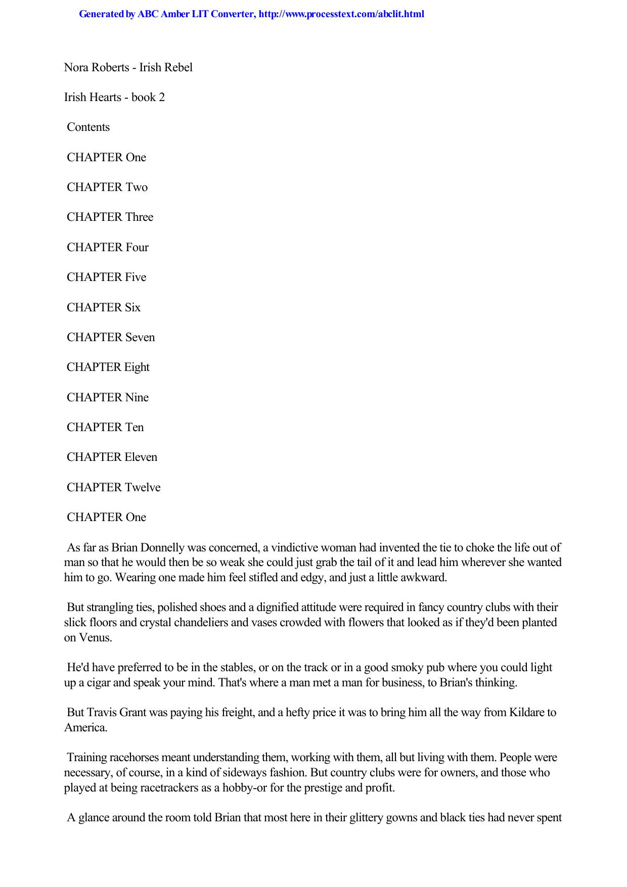 Nora Roberts - Irish Hearts 03 by Irish Rebel