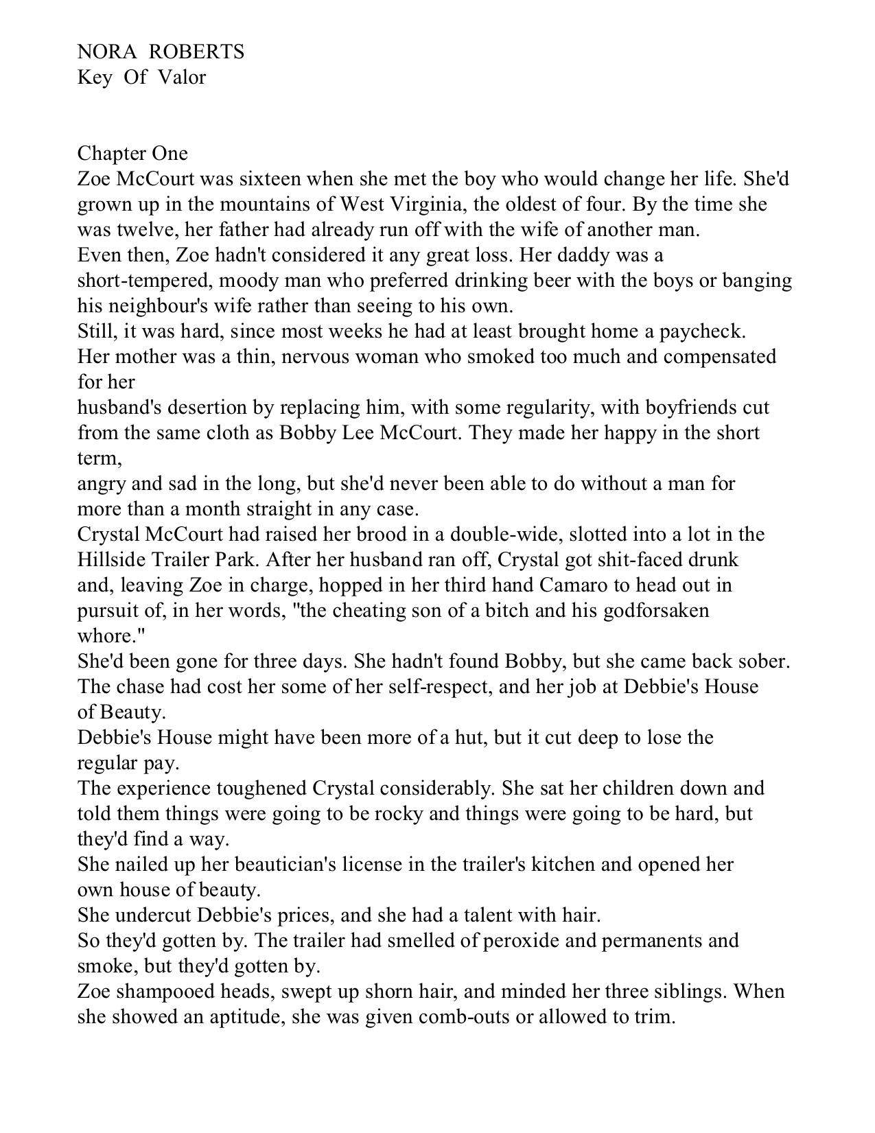 Nora Roberts - Key 03 by Key Of Valor