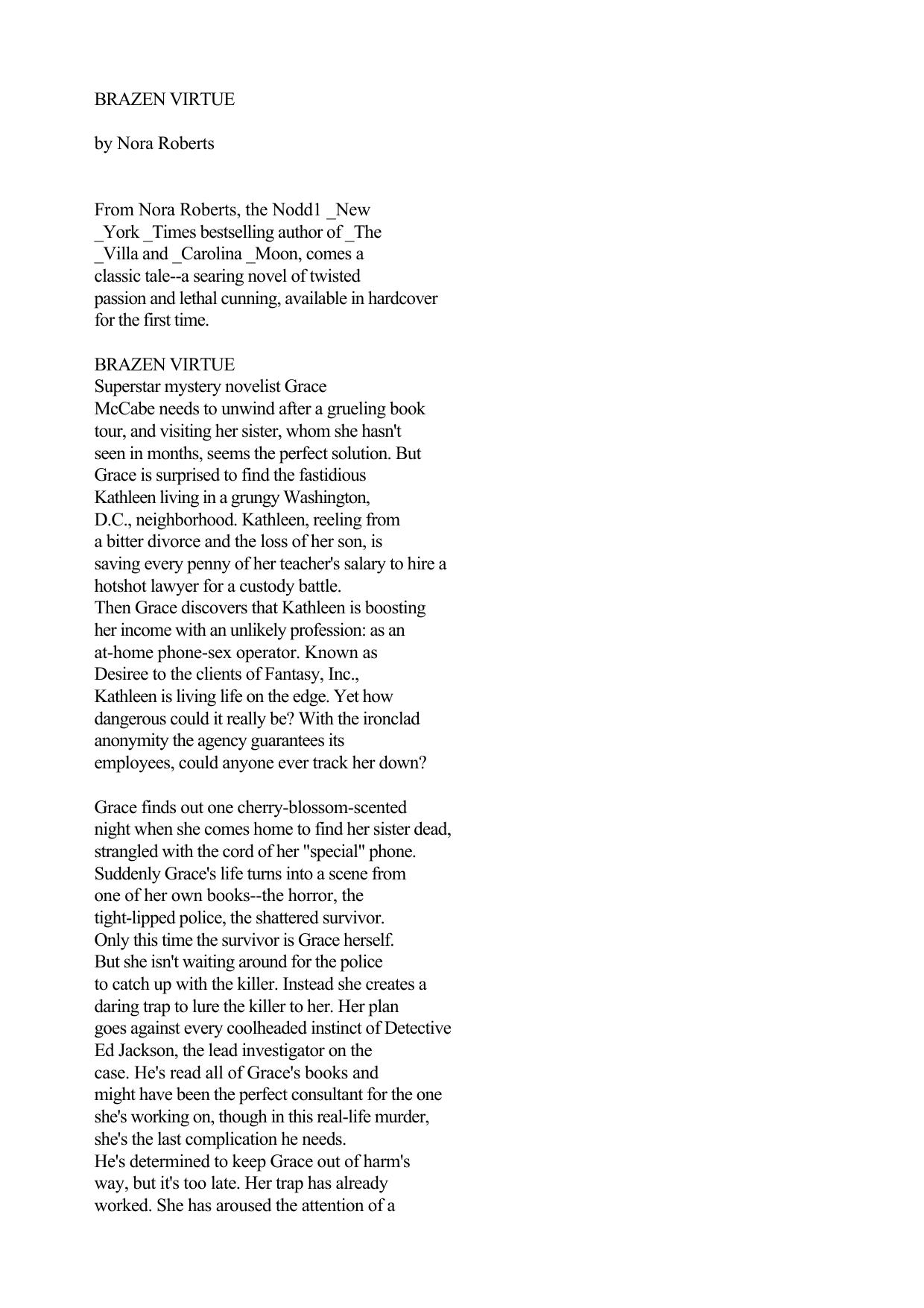 Nora Roberts - Sacred Sins 02 by Brazen Virtue