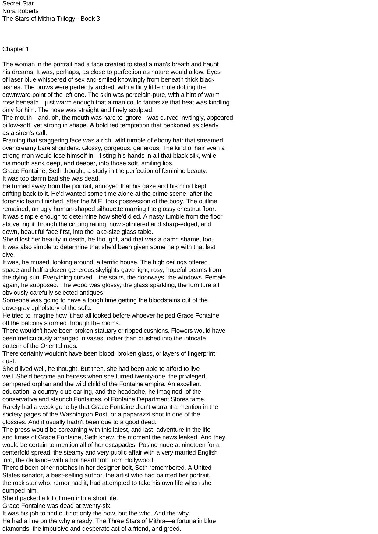 Nora Roberts - Stars Of Mithra 03 by Secret Star