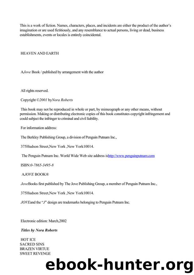 Nora Roberts - Three Sisters Islands - 2 by Heaven & Earth