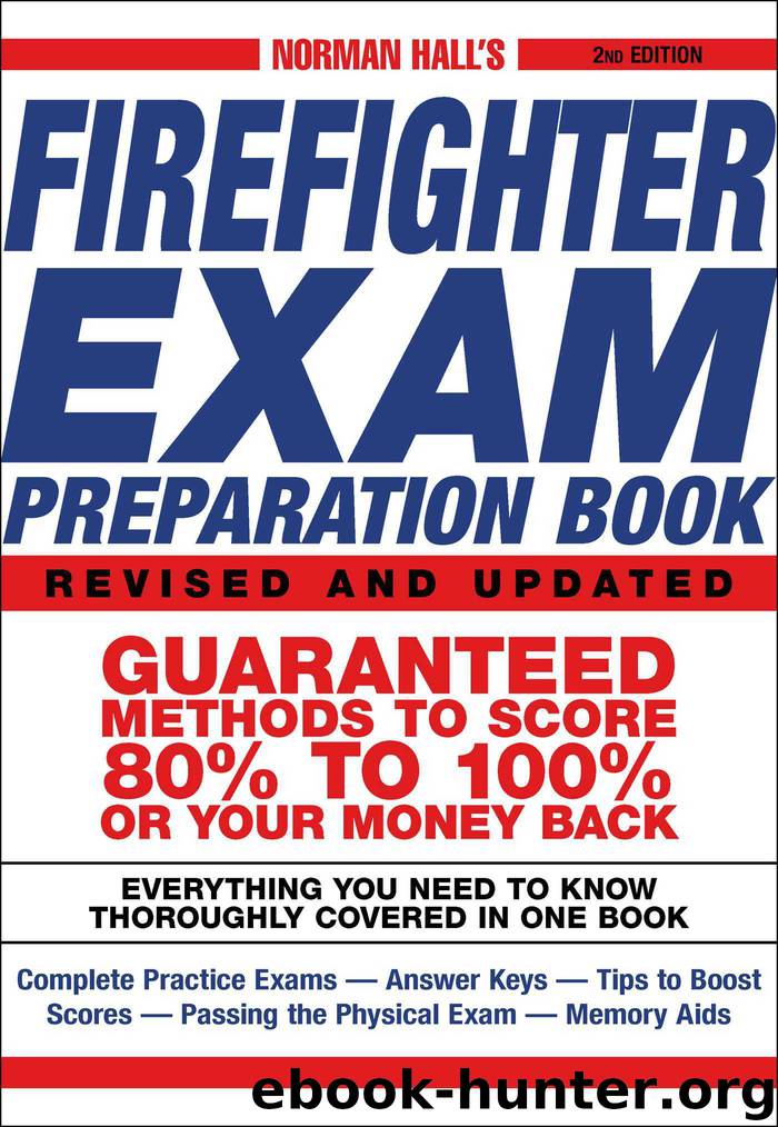 Norman Hall's Firefighter Exam Preparation Book by Norman Hall