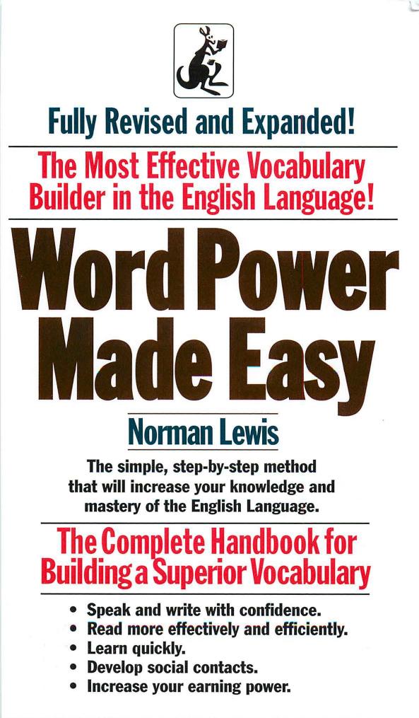 Norman Lewis by Word Power Made Easy (Fully Revised & Expanded) (New Paperback Edition)
