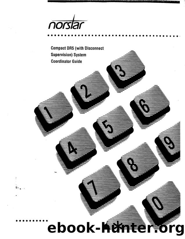 Norstar Compact DR5 (with Disconnect Supervision) Coordinator Guide by Nortel Networks