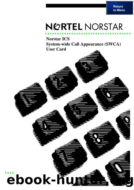 Norstar ICS System-wide Call Appearance (SWCA) User Card by Unknown