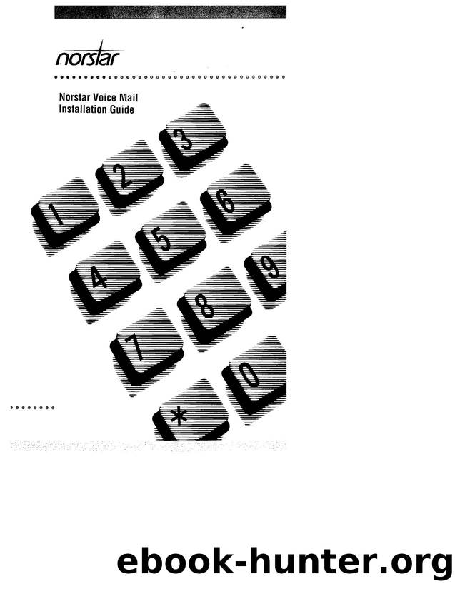 Norstar Voice Mail Install Guide by Unknown