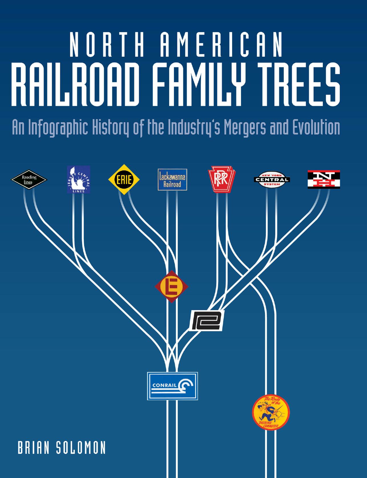 North American Railroad Family Trees: An Infographic History of the Industry's Mergers and Evolution by Brian Solomon
