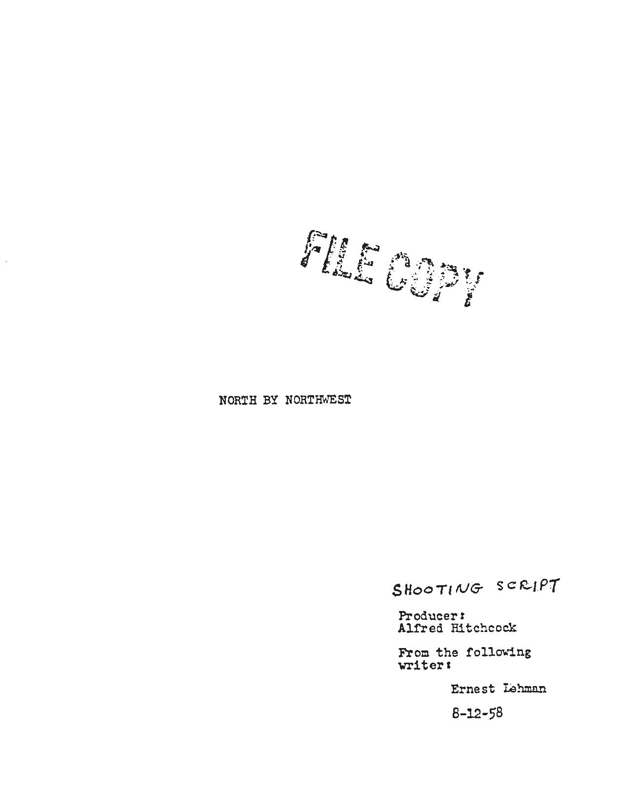 North By Northwest by Scanned & converted to PDF by SCREENTALK Magazine