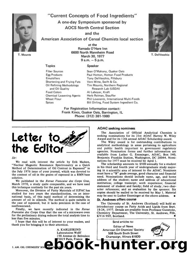 North Central Section Symposium by Unknown