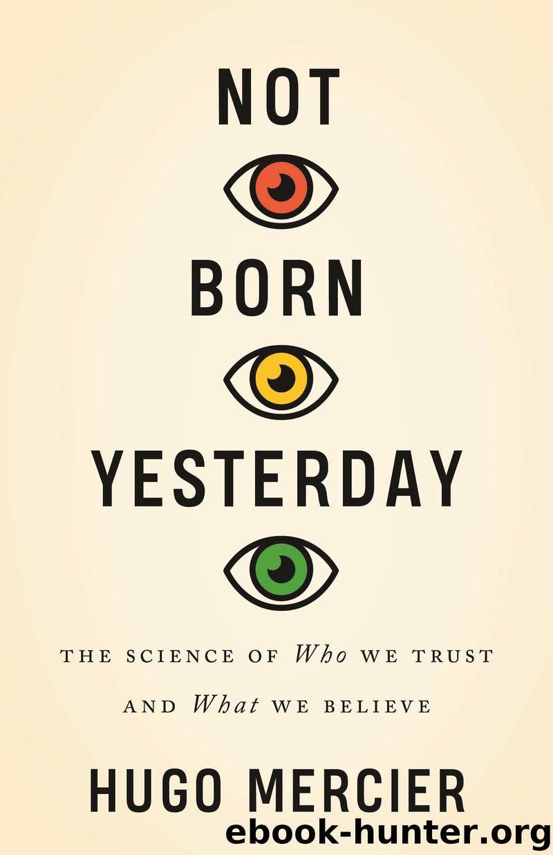 Not Born Yesterday by Hugo Mercier;