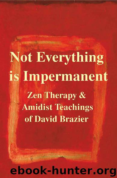 Not Everything is Impermanent by David Brazier