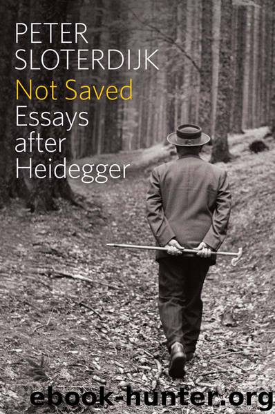 Not Saved by Peter Sloterdijk
