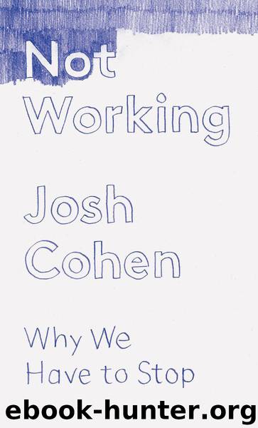 Not Working by Josh Cohen
